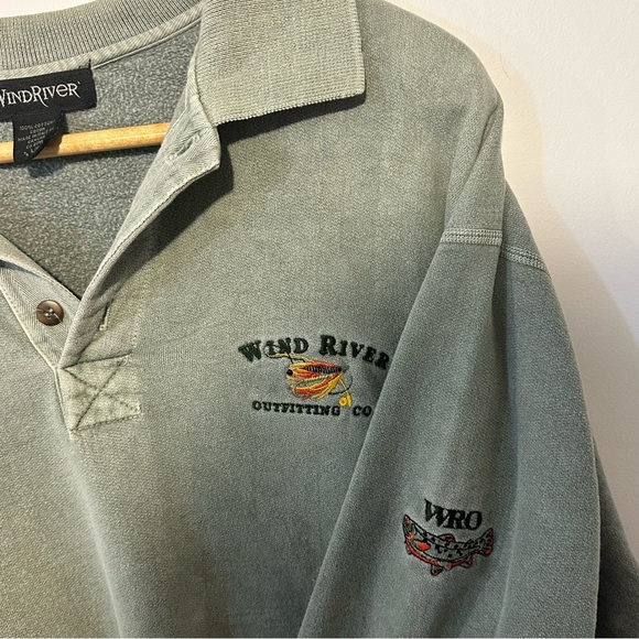 Vintage Wind River Outfitting Company Sweater - 100% Cotton - Picture 5 of 9